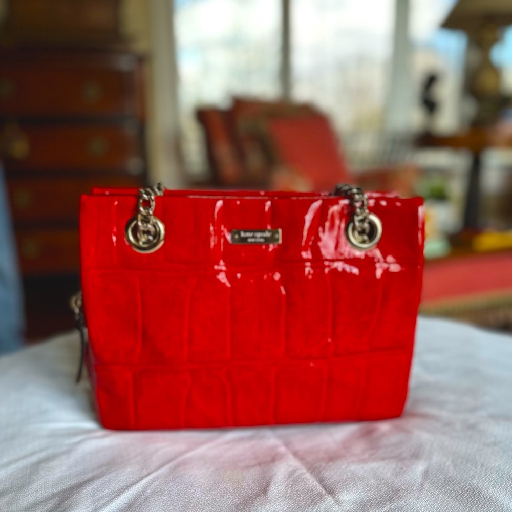 Kate Spade Red Patent Leather purse